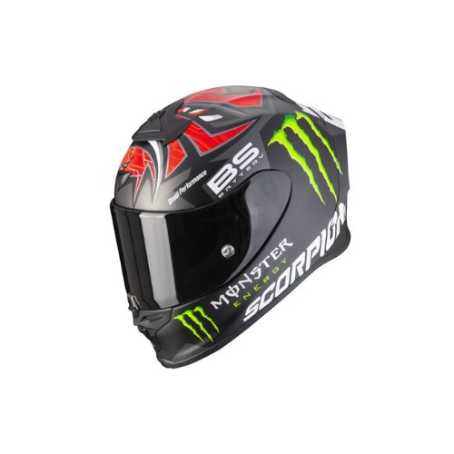 Scorpion EXO R1 Air Fabio Monster REP. Matt Black Red Helmet