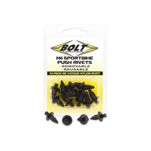 BOLT Nylon RIvets 10 Pack