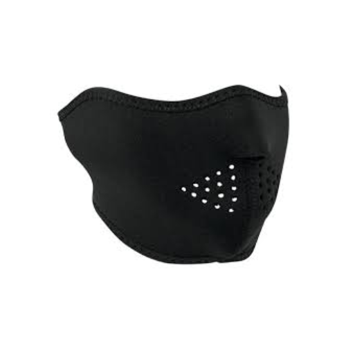 ZAN Headgear Neoprene Half Mask Black & Skull Black